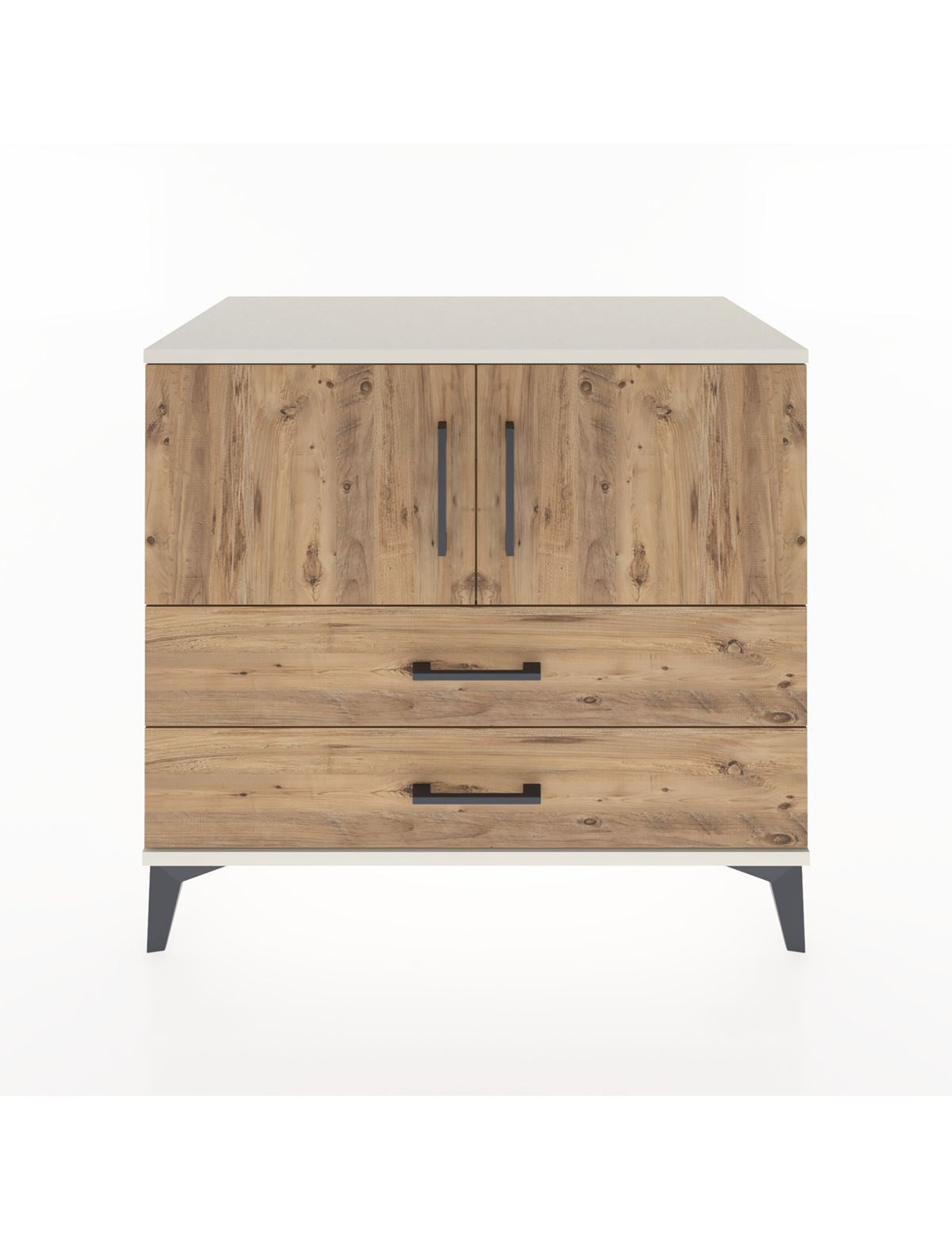 Hyperion Şifonyer Tek Raflı 2 Çekmeceli 2 Kapaklı 88x44x80 Aytaşı-Çam