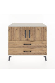 Hyperion Şifonyer Tek Raflı 2 Çekmeceli 2 Kapaklı 88x44x80 Aytaşı-Çam