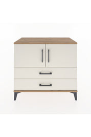 Hyperion Şifonyer Tek Raflı 2 Çekmeceli 2 Kapaklı 88x44x80 Çam-Aytaşı