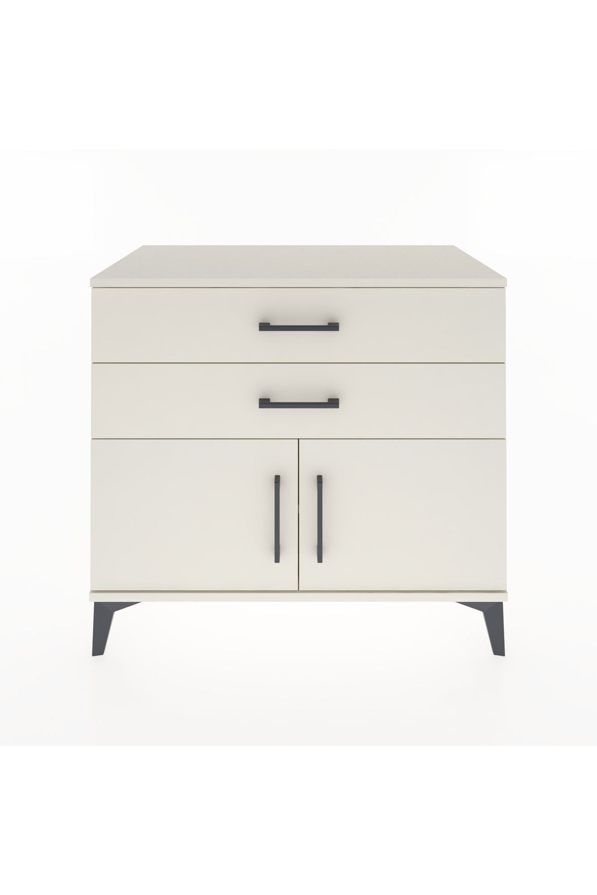 Hyperion Şifonyer Tek Raflı 2 Çekmeceli 2 Kapaklı 88x44x80 Aytaşı-Aytaşı