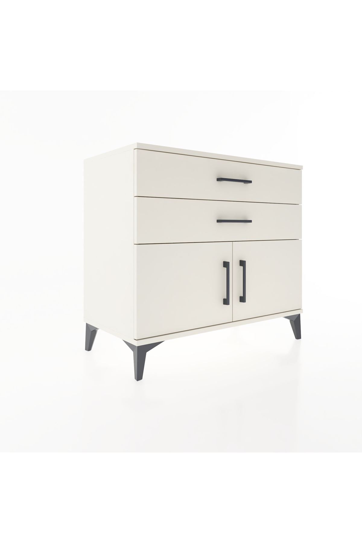 Hyperion Şifonyer Tek Raflı 2 Çekmeceli 2 Kapaklı 88x44x80 Aytaşı-Aytaşı