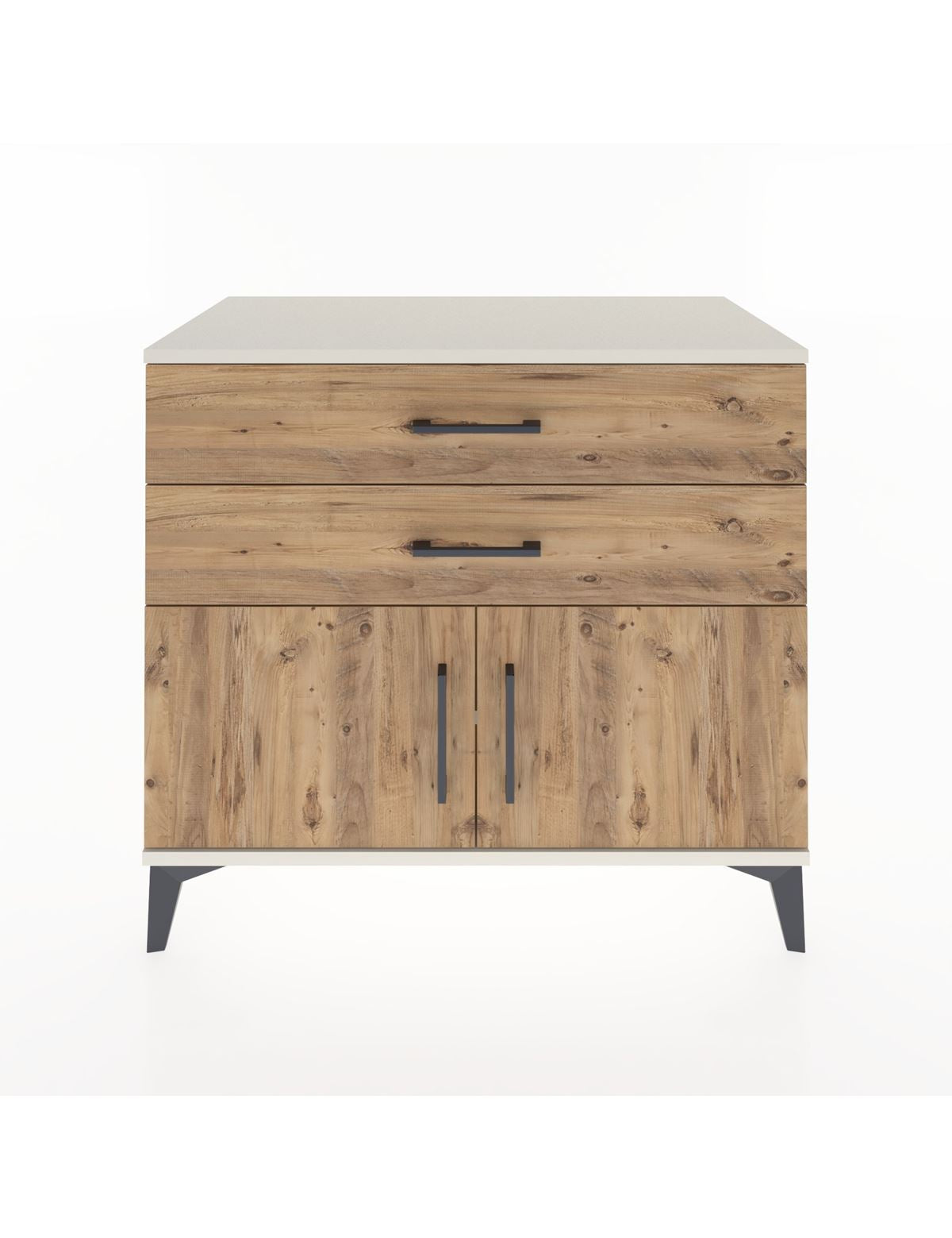 Hyperion Şifonyer Tek Raflı 2 Çekmeceli 2 Kapaklı 88x44x80 Aytaşı-Çam