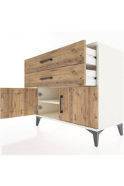 Hyperion Şifonyer Tek Raflı 2 Çekmeceli 2 Kapaklı 88x44x80 Aytaşı-Çam