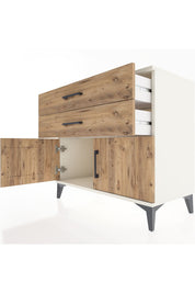 Hyperion Şifonyer 2 Çekmeceli 2 Kapaklı 88x44x80 Aytaşı-Çam