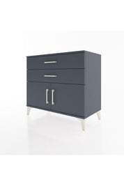 Hyperion Şifonyer 2 Çekmeceli 2 Kapaklı 88x44x80 Antrasit-Antrasit