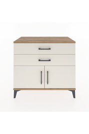 Hyperion Şifonyer 2 Çekmeceli 2 Kapaklı 88x44x80 Çam-Aytaşı