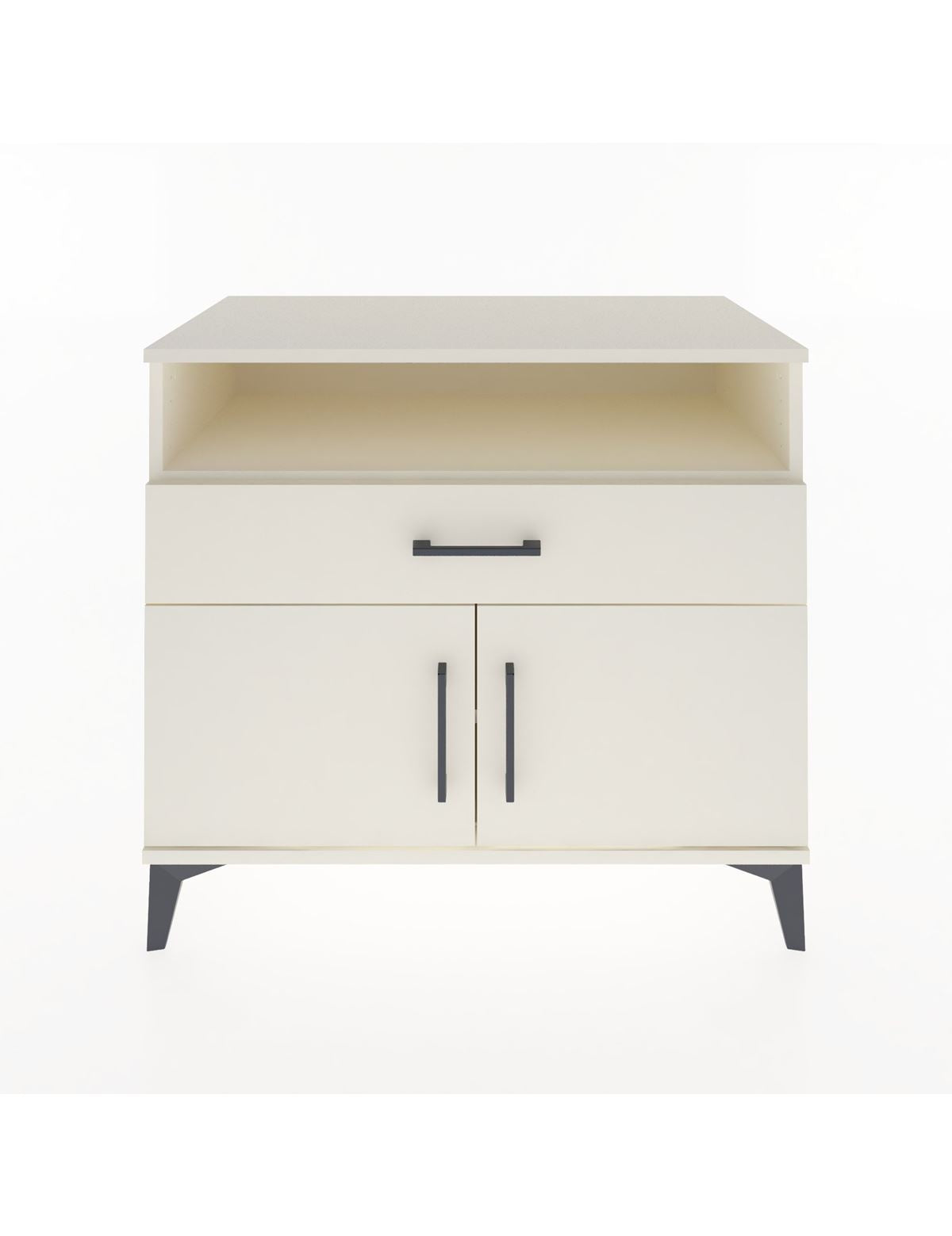 Hyperion Şifonyer 2 Raflı Tek Çekmeceli 2 Kapaklı 88x44x80 Aytaşı-Aytaşı