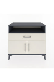 Hyperion Şifonyer 2 Raflı Tek Çekmeceli 2 Kapaklı 88x44x80 Antrasit-Aytaşı