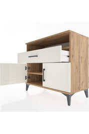 Hyperion Şifonyer 2 Raflı Tek Çekmeceli 2 Kapaklı 88x44x80 Çam-Aytaşı