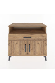 Hyperion Şifonyer 2 Raflı Tek Çekmeceli 2 Kapaklı 88x44x80 Çam-Çam