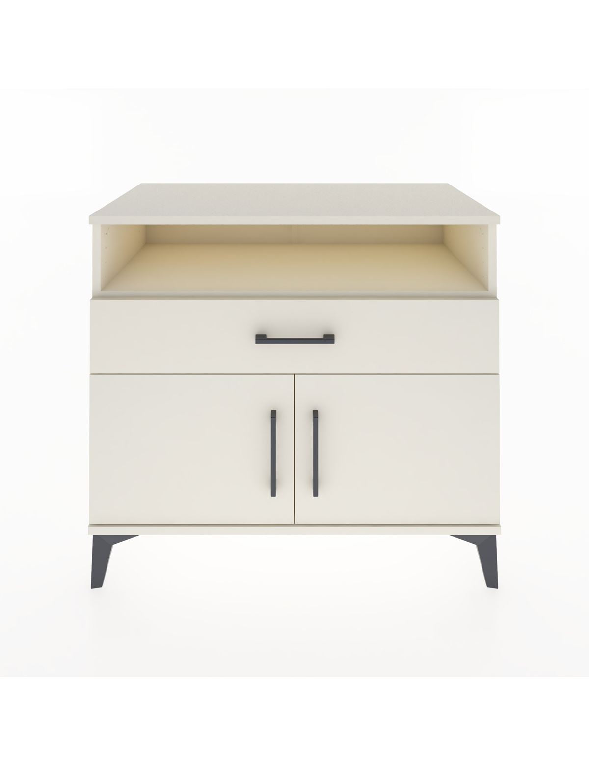 Hyperion Şifonyer Tek Raflı Tek Çekmeceli 2 Kapaklı 88x44x80 Aytaşı-Aytaşı