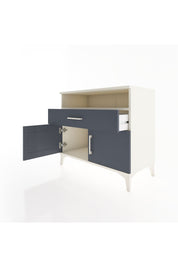 Hyperion Şifonyer Tek Raflı Tek Çekmeceli 2 Kapaklı 88x44x80 Aytaşı-Antrasit