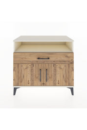 Hyperion Şifonyer Tek Raflı Tek Çekmeceli 2 Kapaklı 88x44x80 Aytaşı-Çam