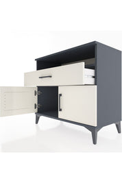 Hyperion Şifonyer Tek Raflı Tek Çekmeceli 2 Kapaklı 88x44x80 Antrasit-Aytaşı