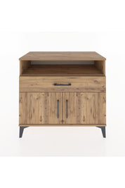 Hyperion Şifonyer Tek Raflı Tek Çekmeceli 2 Kapaklı 88x44x80 Çam-Çam