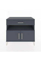 Hyperion Şifonyer 2 Raflı Tek Çekmeceli 2 Kapaklı 88x44x80 Antrasit-Antrasit
