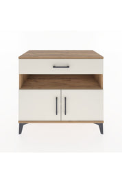 Hyperion Şifonyer 2 Raflı Tek Çekmeceli 2 Kapaklı 88x44x80 Çam-Aytaşı