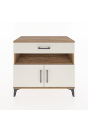 Hyperion Şifonyer Tek Raflı Tek Çekmeceli 2 Kapaklı 88x44x80 Çam-Aytaşı