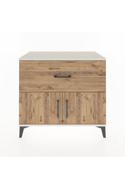 Hyperion Şifonyer Tek Raflı Tek Çekmeceli 2 Kapaklı 88x44x80 Aytaşı-Çam