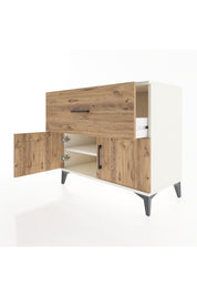 Hyperion Şifonyer Tek Raflı Tek Çekmeceli 2 Kapaklı 88x44x80 Aytaşı-Çam