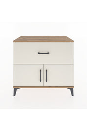 Hyperion Şifonyer Tek Raflı Tek Çekmeceli 2 Kapaklı 88x44x80 Çam-Aytaşı