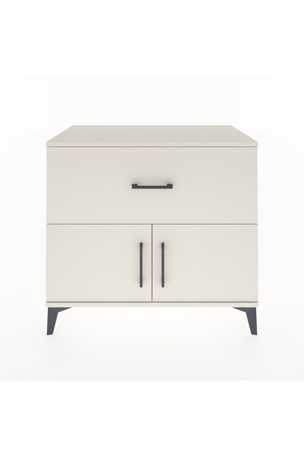 Hyperion Şifonyer Tek Çekmeceli 2 Kapaklı 88x44x80 Aytaşı-Aytaşı