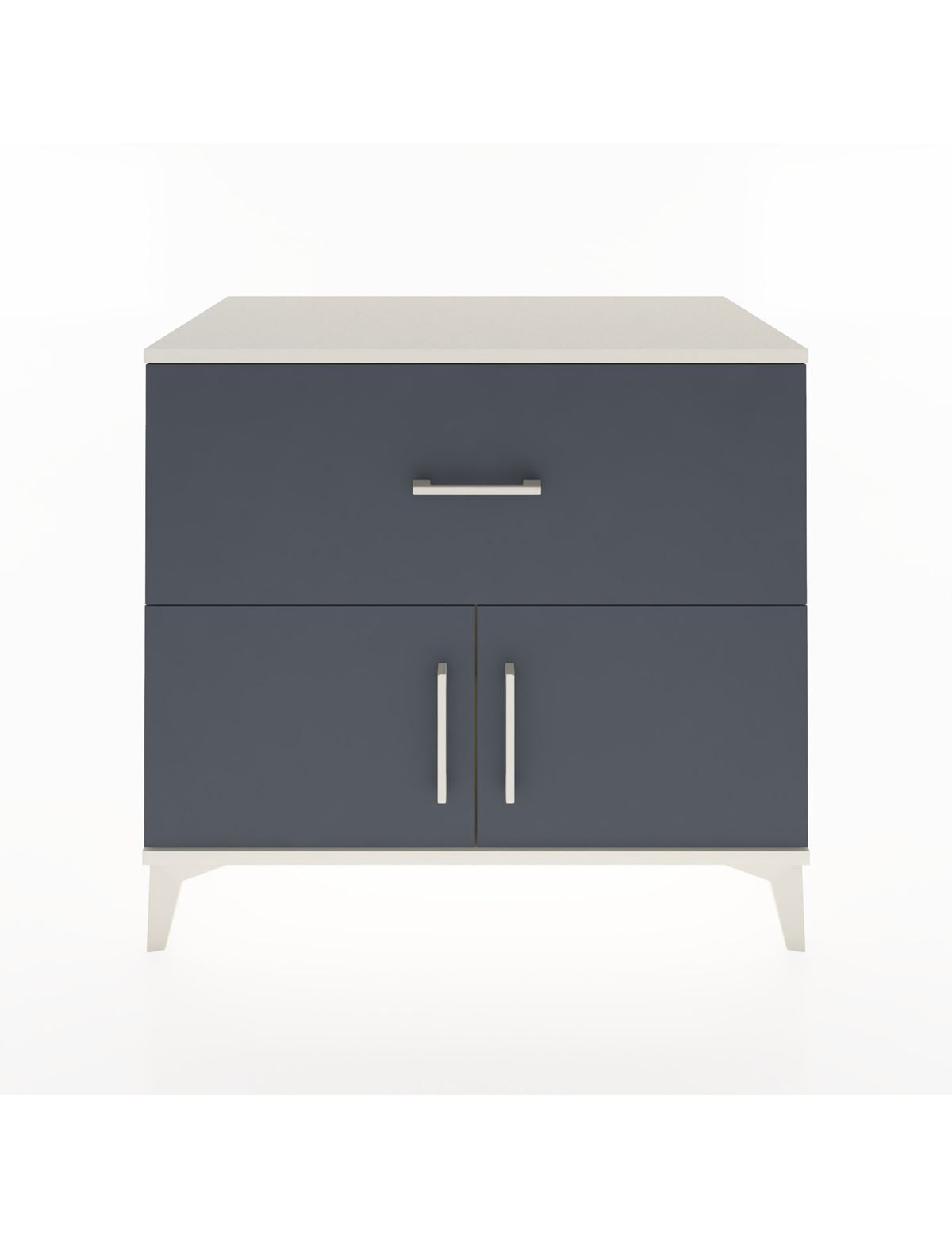 Hyperion Şifonyer Tek Çekmeceli 2 Kapaklı 88x44x80 Aytaşı-Antrasit