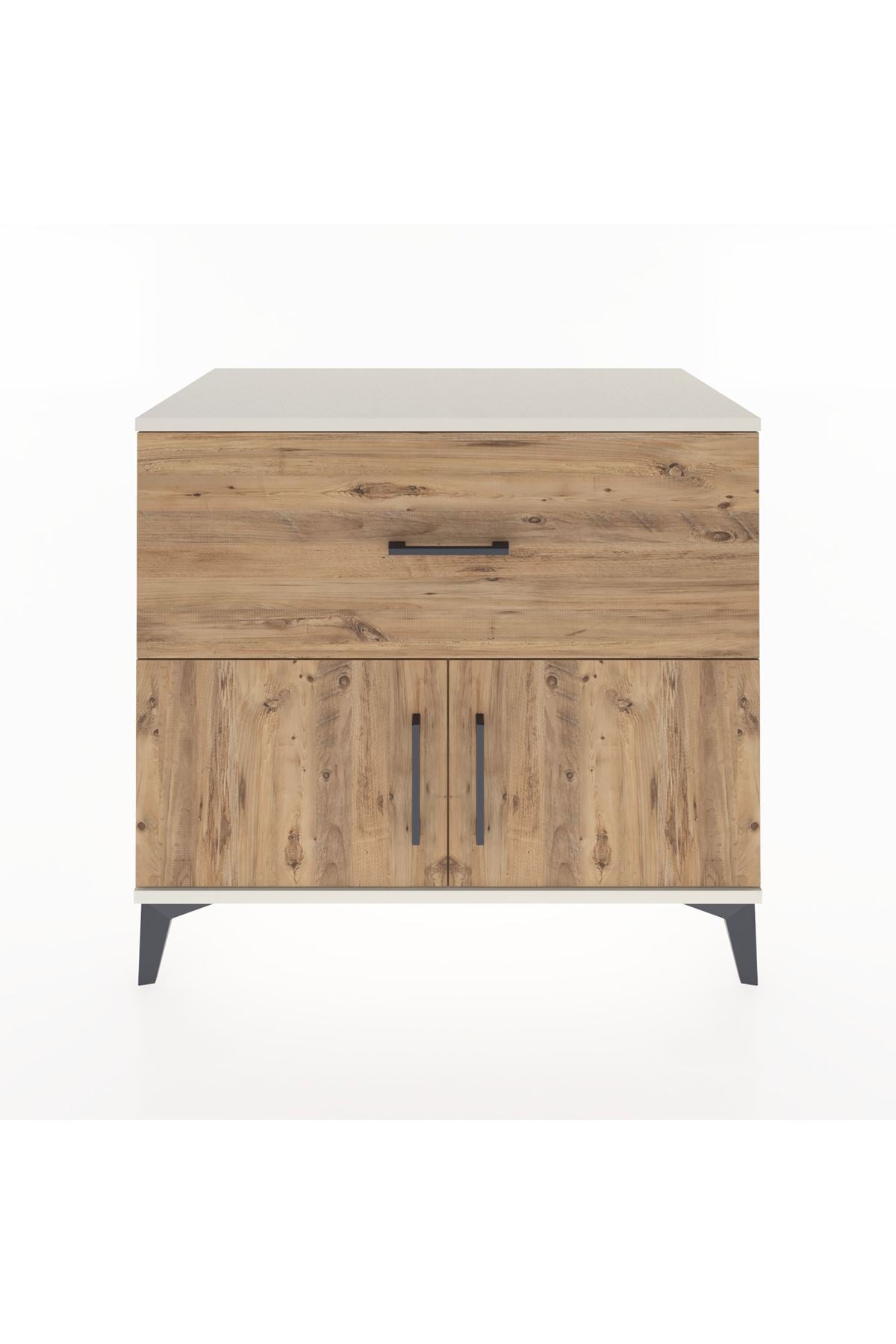 Hyperion Şifonyer Tek Çekmeceli 2 Kapaklı 88x44x80 Aytaşı-Çam