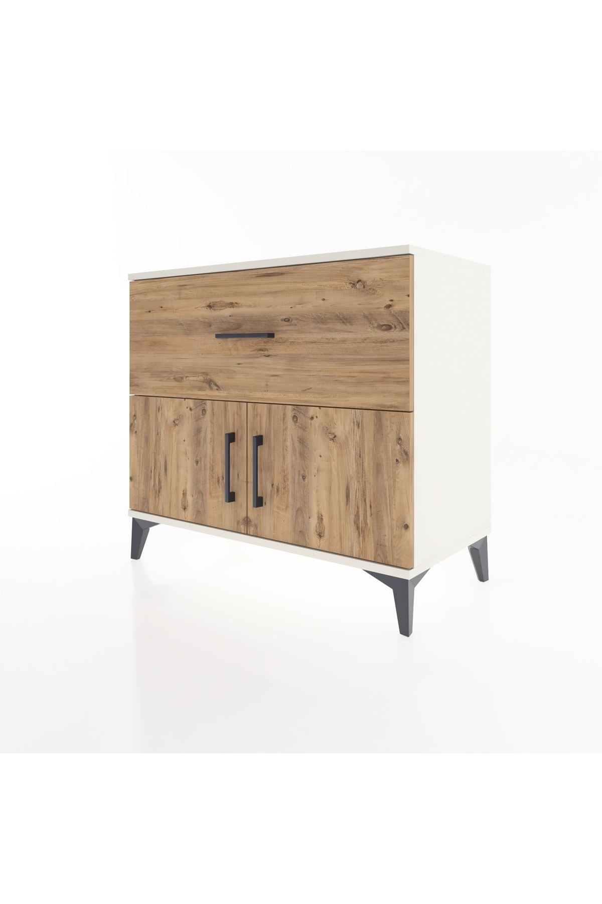 Hyperion Şifonyer Tek Çekmeceli 2 Kapaklı 88x44x80 Aytaşı-Çam