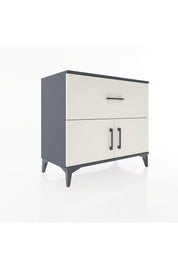 Hyperion Şifonyer Tek Çekmeceli 2 Kapaklı 88x44x80 Antrasit-Aytaşı