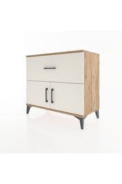 Hyperion Şifonyer Tek Çekmeceli 2 Kapaklı 88x44x80 Çam-Aytaşı