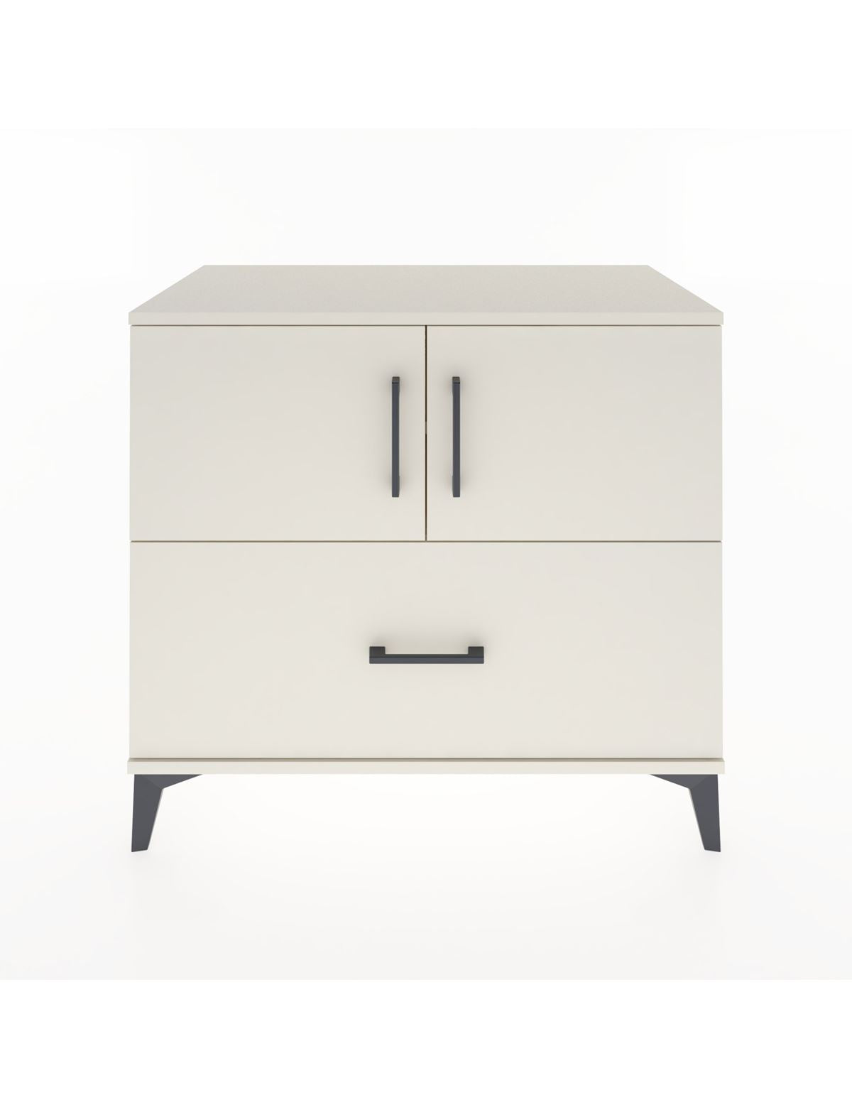 Hyperion Şifonyer 2 Raflı Tek Çekmeceli 2 Kapaklı 88x44x80 Aytaşı-Aytaşı