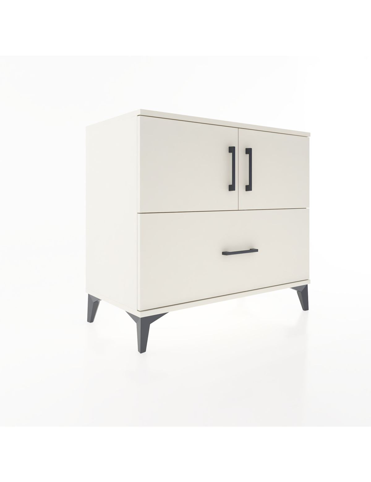 Hyperion Şifonyer 2 Raflı Tek Çekmeceli 2 Kapaklı 88x44x80 Aytaşı-Aytaşı