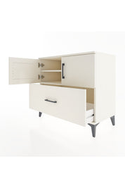 Hyperion Şifonyer 2 Raflı Tek Çekmeceli 2 Kapaklı 88x44x80 Aytaşı-Aytaşı