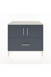 Hyperion Şifonyer 2 Raflı Tek Çekmeceli 2 Kapaklı 88x44x80 Aytaşı-Antrasit