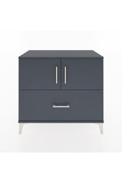 Hyperion Şifonyer 2 Raflı Tek Çekmeceli 2 Kapaklı 88x44x80 Antrasit-Antrasit