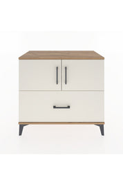 Hyperion Şifonyer 2 Raflı Tek Çekmeceli 2 Kapaklı 88x44x80 Çam-Aytaşı