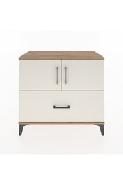 Hyperion Şifonyer Tek Raflı Tek Çekmeceli 2 Kapaklı 88x44x80 Çam-Aytaşı