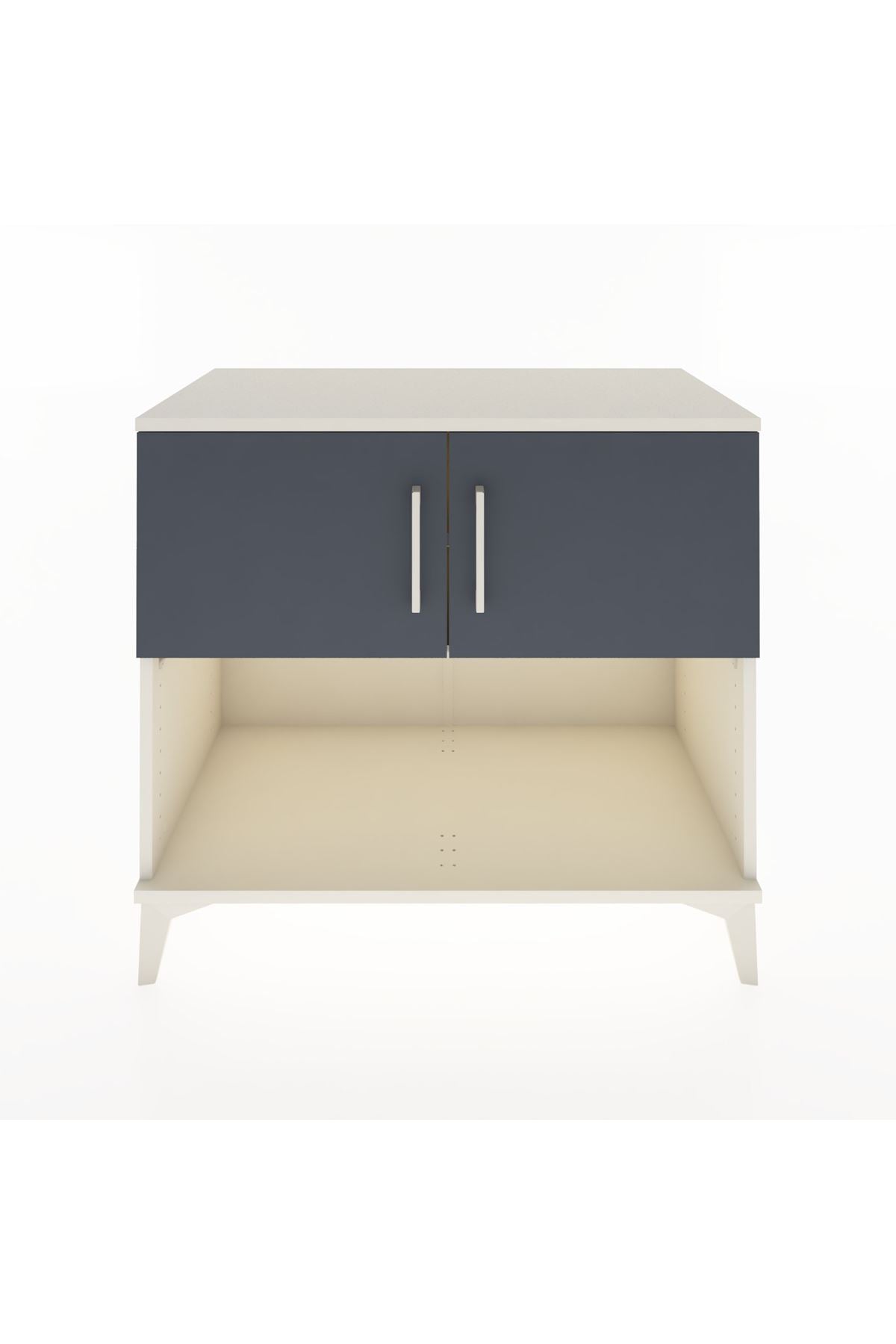 Hyperion Şifonyer 2 Raflı 2 Kapaklı 88x44x80 Aytaşı-Antrasit