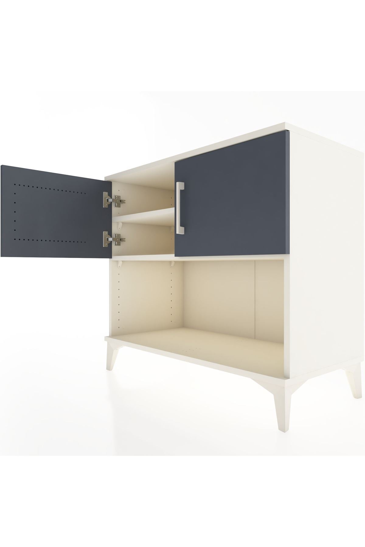 Hyperion Şifonyer 2 Raflı 2 Kapaklı 88x44x80 Aytaşı-Antrasit