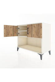 Hyperion Şifonyer 2 Raflı 2 Kapaklı 88x44x80 Aytaşı-Çam