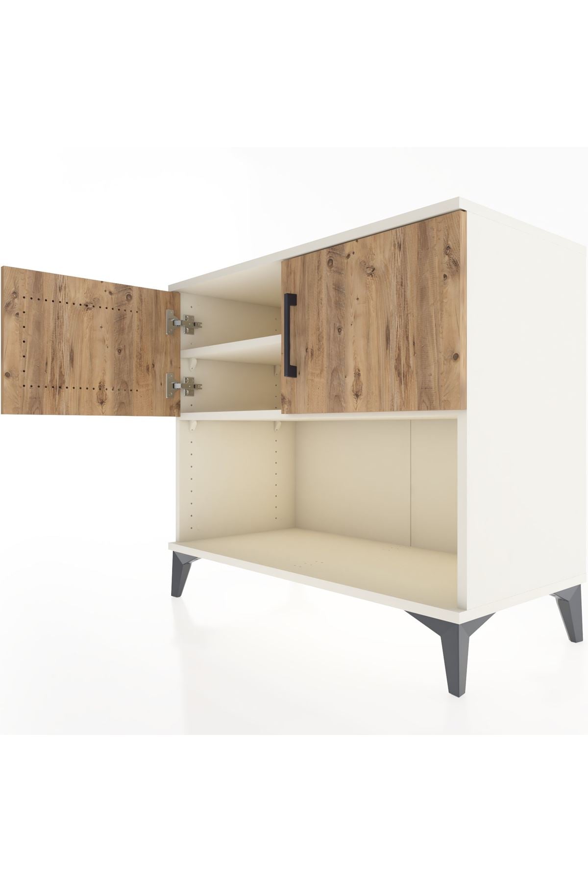 Hyperion Şifonyer 2 Raflı 2 Kapaklı 88x44x80 Aytaşı-Çam