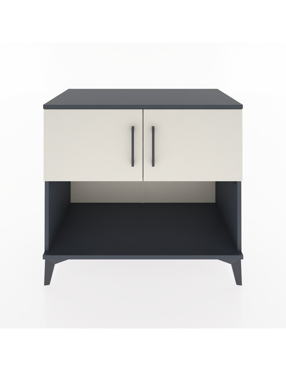 Hyperion Şifonyer 2 Raflı 2 Kapaklı 88x44x80 Antrasit-Aytaşı