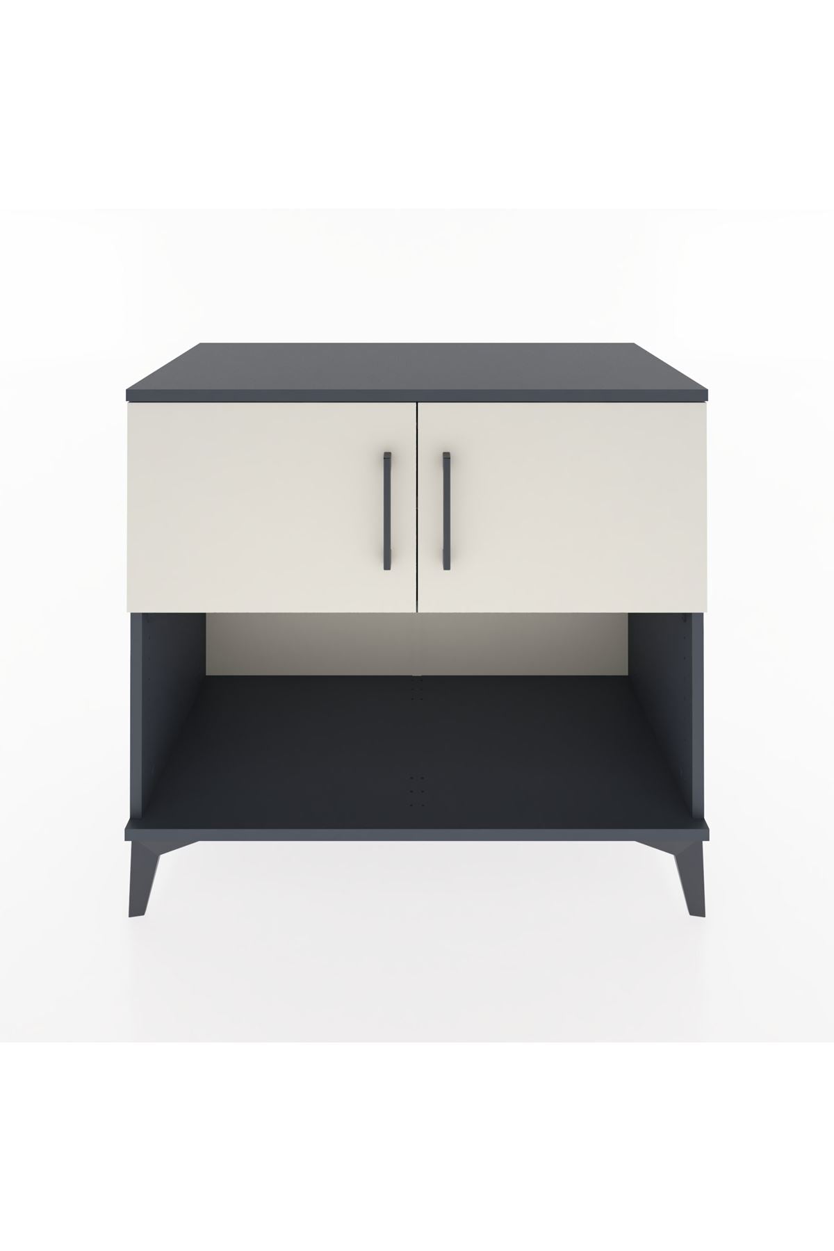 Hyperion Şifonyer 2 Raflı 2 Kapaklı 88x44x80 Antrasit-Aytaşı