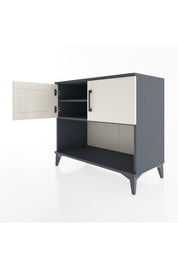 Hyperion Şifonyer 2 Raflı 2 Kapaklı 88x44x80 Antrasit-Aytaşı