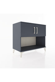 Hyperion Şifonyer 2 Raflı 2 Kapaklı 88x44x80 Antrasit-Antrasit