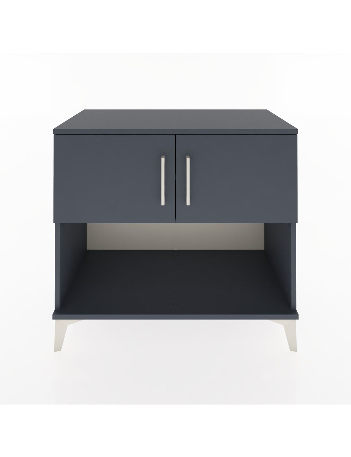 Hyperion Şifonyer 2 Raflı 2 Kapaklı 88x44x80 Antrasit-Antrasit