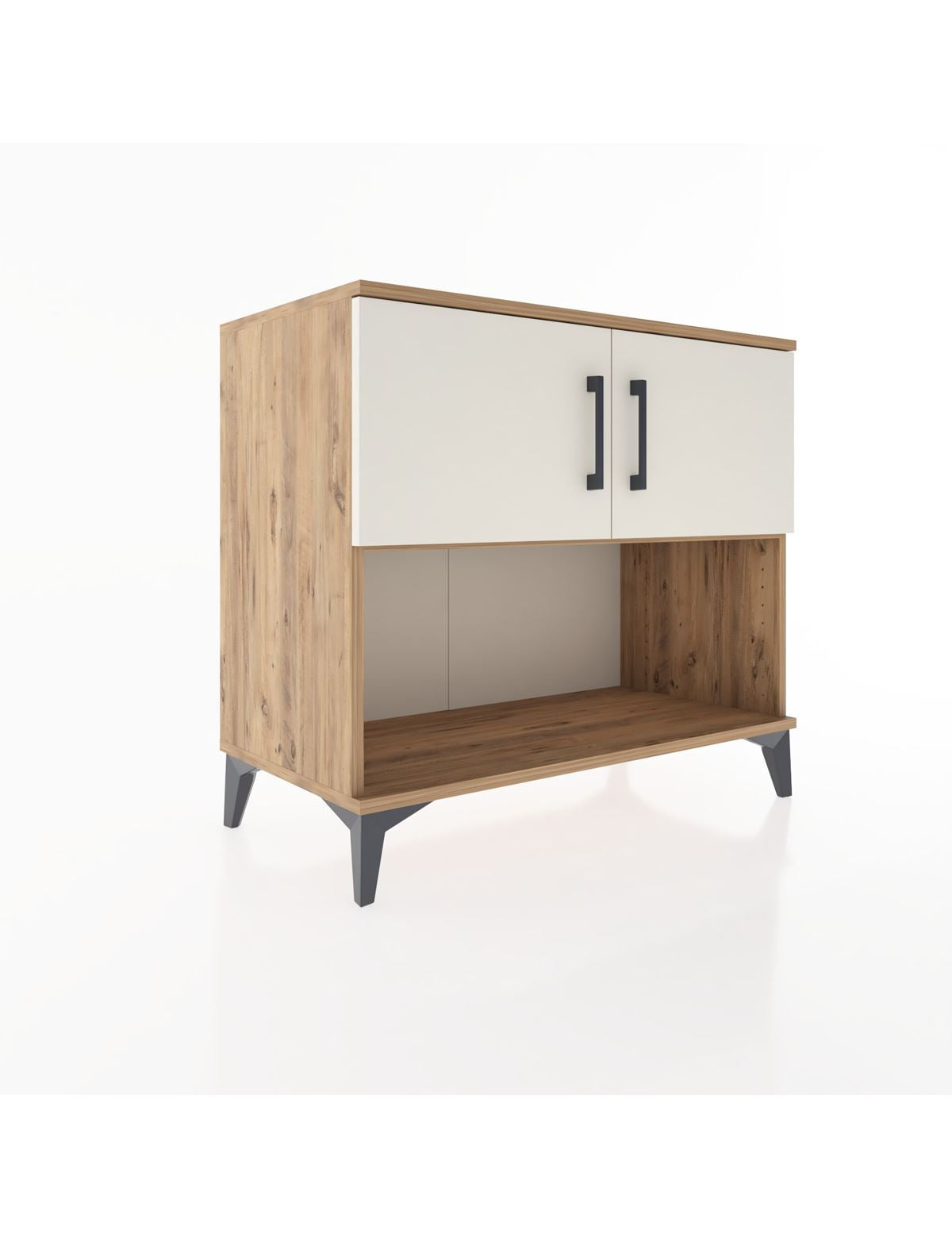 Hyperion Şifonyer 2 Raflı 2 Kapaklı 88x44x80 Çam-Aytaşı