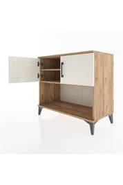 Hyperion Şifonyer 2 Raflı 2 Kapaklı 88x44x80 Çam-Aytaşı