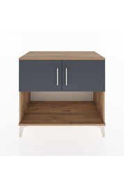 Hyperion Şifonyer 2 Raflı 2 Kapaklı 88x44x80 Çam-Antrasit